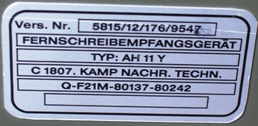 AH-11-Y_Typenschild02