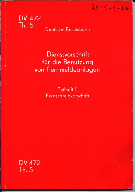 DV_Benutzung-Fernmeldeanlagen_Th5_Deutsche Reichsbahn