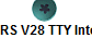 RS V28 TTY Interface