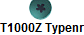 T1000Z Typenrad